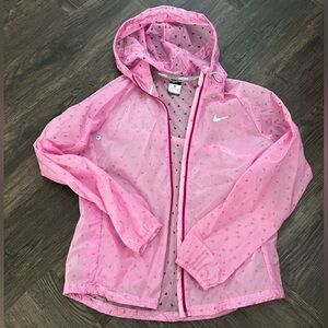 Nike Pink Vapor Cyclone Packable Lightweight Jacket size medium